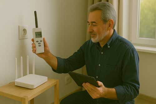 Elektrosmog Messung Router