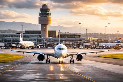 Strahlung Flughafen Radar